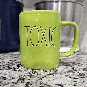 Rae Dunn Green 'TOXIC' Mug